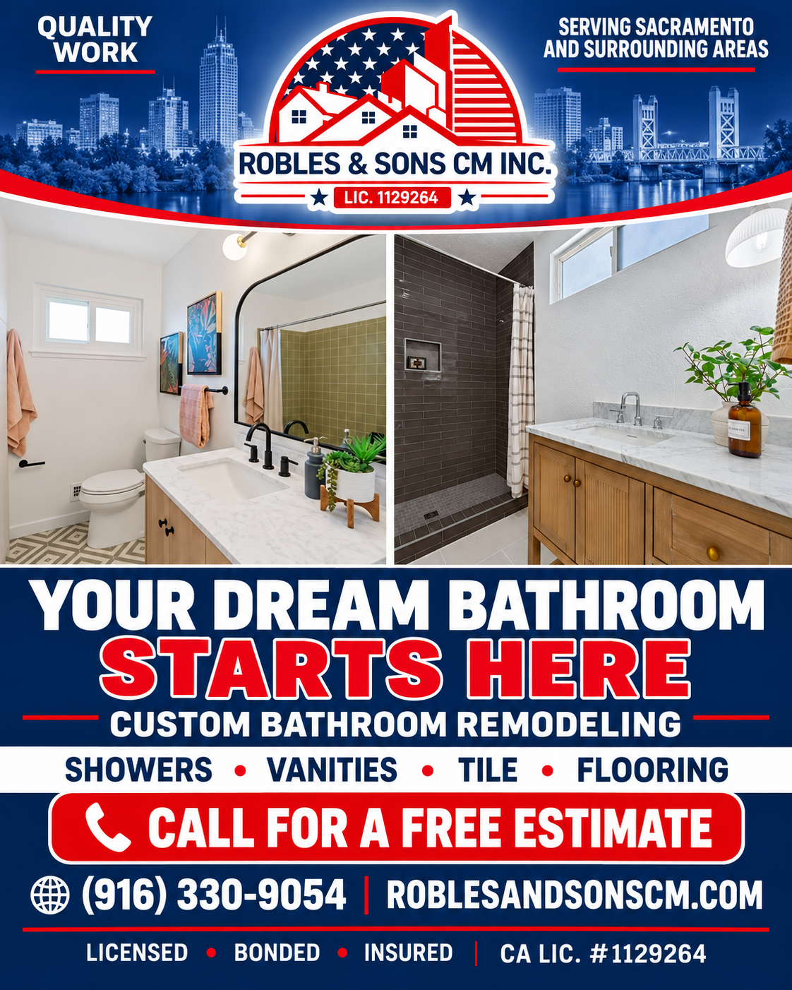 Bathroom Remodeling Flyer