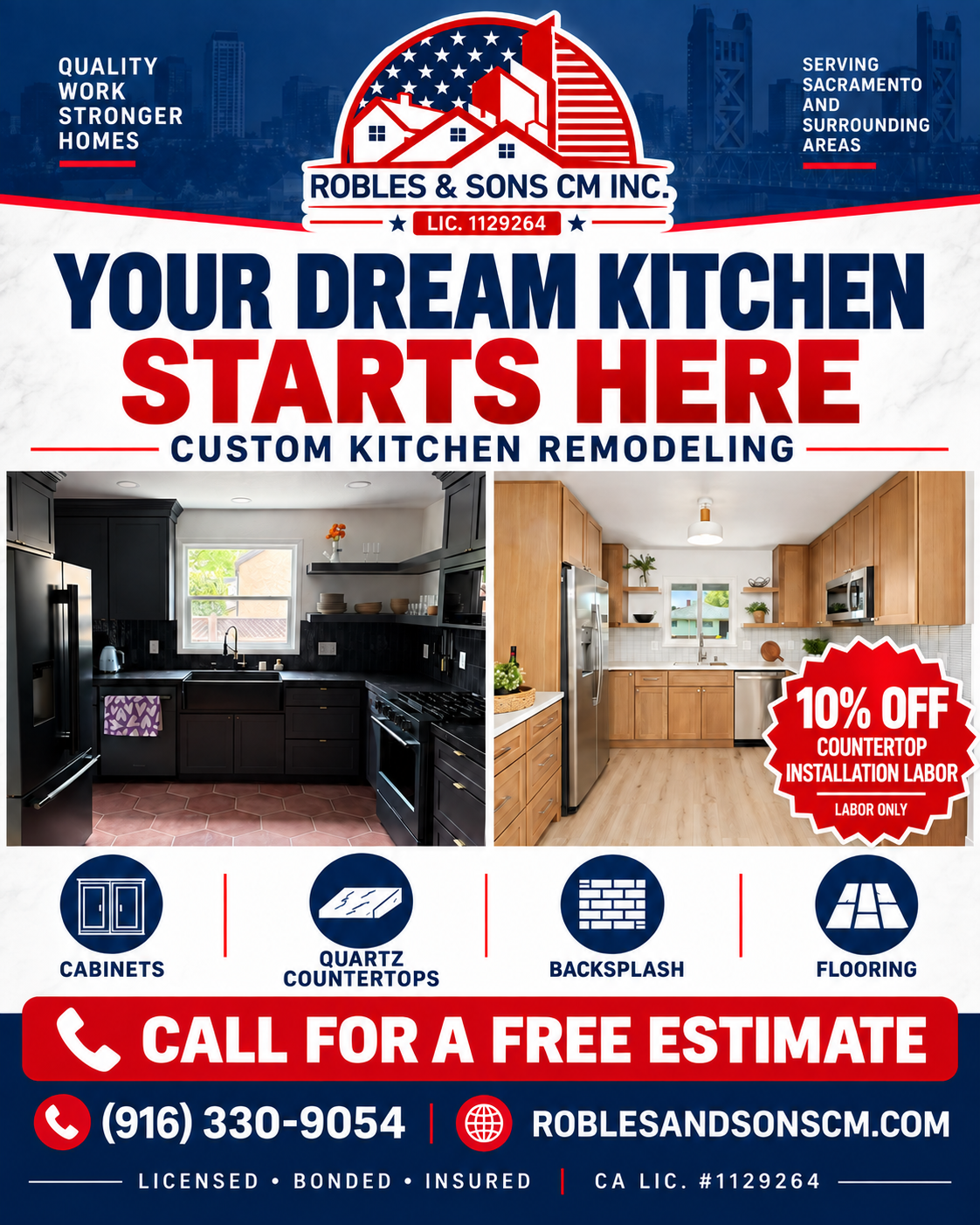 Kitchen Remodeling Flyer